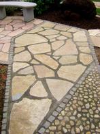 mediterraanse flagstones Yellow Saliq 3-5 cm dik, Nieuw, Natuursteen, Ophalen, Terrastegels