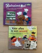 2 Sesamstraatboeken: Geheimtaal & Voor alles is een woord., Ophalen of Verzenden, Nieuw