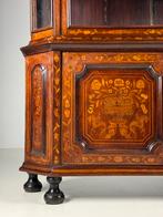 Hollands Ingelegd Kabinet eind 18e vroeg 19e eeuw, Huis en Inrichting, Ophalen, 50 tot 100 cm, Zo goed als nieuw, Minder dan 100 cm