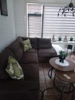 Loungebank suede 3 zits, Ophalen of Verzenden, Zo goed als nieuw
