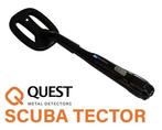 Quest Scuba Tector Black, Hobby en Vrije tijd, Metaaldetectors, Nieuw, Overige merken, Instelbare gevoeligheid, Ophalen of Verzenden