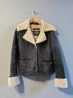 UGG shearling jack jas lammy mt M 38 grijs beige 88276 UA78W, Kleding | Dames, Ophalen of Verzenden, Zo goed als nieuw