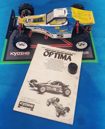 Vintage Kyosho Optima 4wd kettingaangedreven #3032   beschikbaar voor biedingen