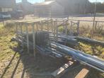 Gebruikt Hekwerk - Gaas en Palen 60 meter, Tuin en Terras, Gaas en Draad, Ophalen, Gebruikt, 20 meter of meer, Gaas