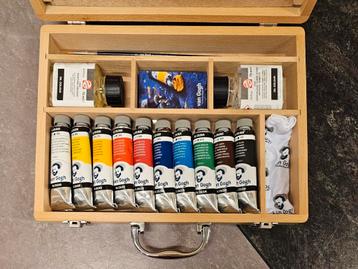van Gogh olieverf basiskist 10x40ml + extra's beschikbaar voor biedingen