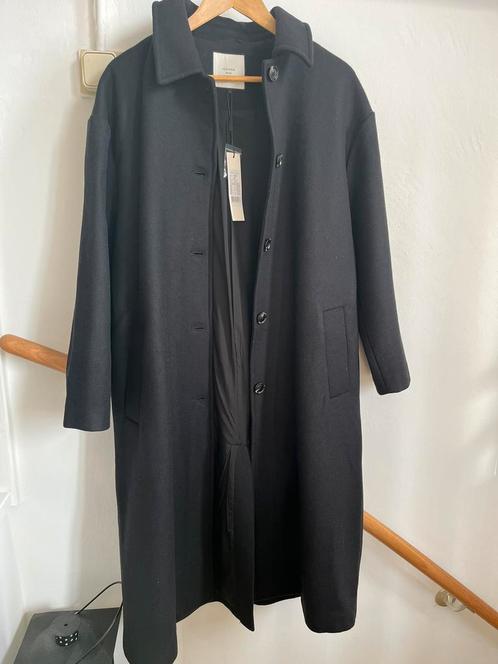 Nieuwe zwarte Wollen winter jas Neo Noir mt 36, Kleding | Dames, Jassen | Winter, Nieuw, Maat 36 (S), Zwart, Ophalen of Verzenden