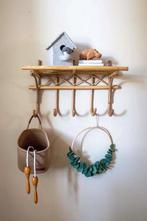 Kidsdepot Wandplank met Haken - Bamboe, Ophalen, Zo goed als nieuw