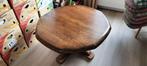 Eiken salontafel rond, Huis en Inrichting, Tafels | Salontafels, Ophalen, 50 tot 100 cm, Rond, 50 tot 100 cm