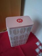 Douwe Egberts roze koffieblik *eureka*, Ophalen of Verzenden, Zo goed als nieuw, Koffie, Douwe Egberts