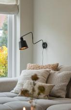 Wandlamp zwart, Huis en Inrichting, Lampen | Wandlampen, Ophalen, Zo goed als nieuw, Metaal, Alle woonstijlen