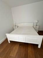 Bed en 2 x nachtkastjes zonder matras, Huis en Inrichting, Ophalen, Gebruikt, Tweepersoons, 200 cm