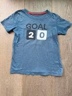 kobalt blauw goal t-shirt km maat 122/128, Kinderen en Baby's, Kinderkleding | Maat 122, Gebruikt, Ophalen of Verzenden, Shirt of Longsleeve