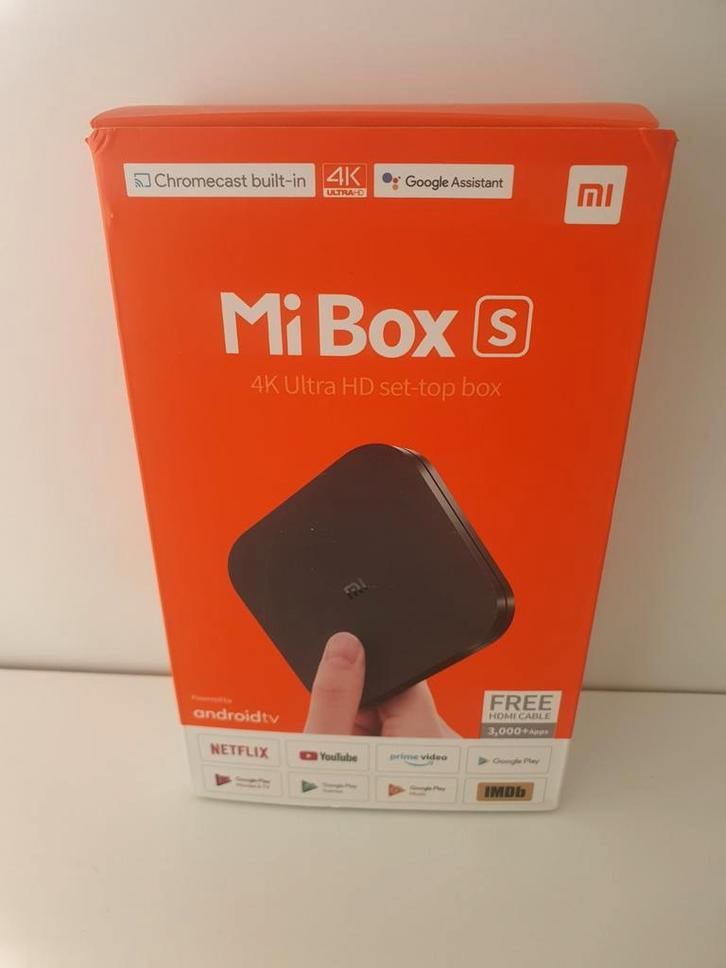 Mi Box S, 4K, zo goed als nieuw, inclusief afstandsbediening, Audio, Tv en Foto, Mediaspelers, Zo goed als nieuw, HDMI, Ophalen of Verzenden