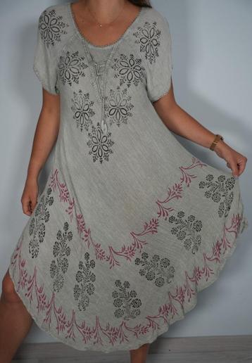 Boho Crinkle Maxi Dress – One Size (fits M–XL) beschikbaar voor biedingen