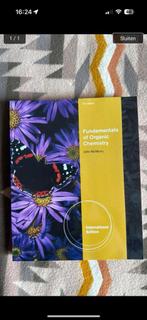 Fundamentals of organic chemistry, Boeken, Ophalen of Verzenden, Beta, Zo goed als nieuw, WO