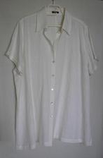 Roomwitte 100% linnen blouse maat 50-52, H&MBB, Verzenden, Zo goed als nieuw, Blouse of Tuniek