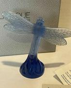 Lalique Crystal Blue Dragonfly, Ophalen of Verzenden