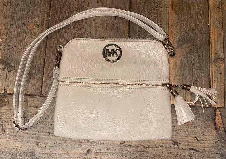 Schoudertas Beige, Sieraden, Tassen en Uiterlijk, Tassen | Damestassen, Gebruikt, Schoudertasje, Beige, Ophalen of Verzenden