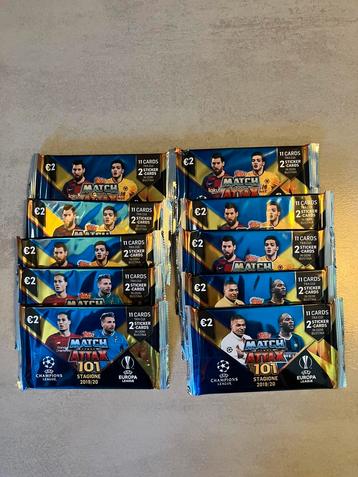 Topps match attax 101 2019-2020 10 pakjes beschikbaar voor biedingen