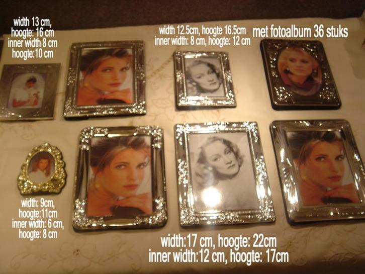 5 prachtig antiek verzilverd fotolijst voor dierbare foto, Audio, Tv en Foto, Fotografie | Fotolijsten, Nieuw, Ophalen of Verzenden