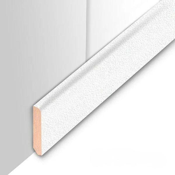 Diamond Plint stuccowit 2600x46x8 mm (per 10 st), Doe-het-zelf en Verbouw, Plinten en Afwerking, Nieuw, Plinten, Mdf, 250 cm of meer