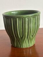 bloempotje groen vintage retro potje, Ophalen of Verzenden, Huis en Inrichting