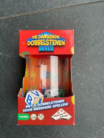 Dansende dobbelstenen beker nieuw in de verpakking beschikbaar voor biedingen