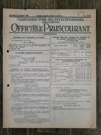 Officiele Prijscourant 22 augustus 1960, Boeken, Tijdschriften en Kranten, Ophalen of Verzenden, Gelezen, Krant