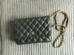 Authentieke CHANEL WALLET ON CHAIN DAMES TAS KAVIAARLEDER, Overige merken, Zwart, Ophalen of Verzenden, Zo goed als nieuw