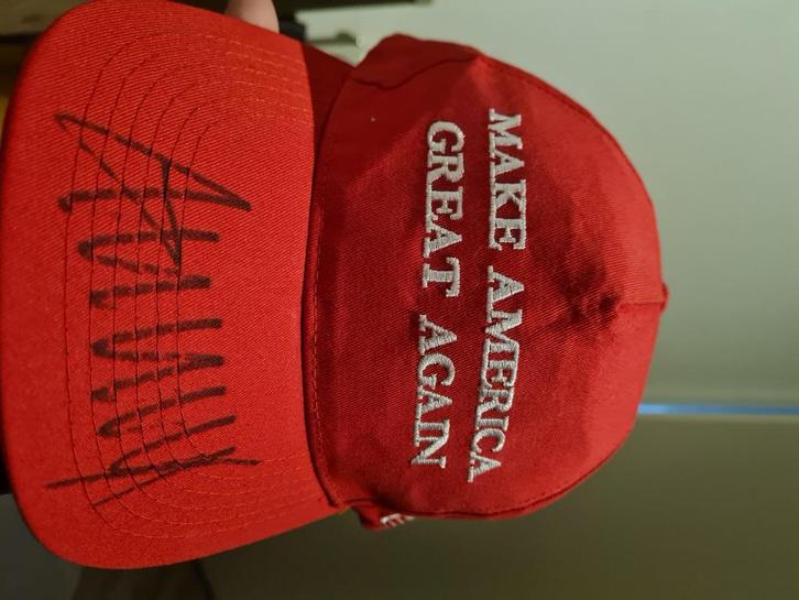 Hoed rode Donald Trump, Kleding | Heren, Hoeden en Petten, Zo goed als nieuw, Hoed, One size fits all, Ophalen of Verzenden