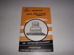 Leuke catalogus papierrolhouders voor winkels uit 1955, Gelezen, Metaalwarenfabriek LEGRO, Ophalen of Verzenden, Catalogus