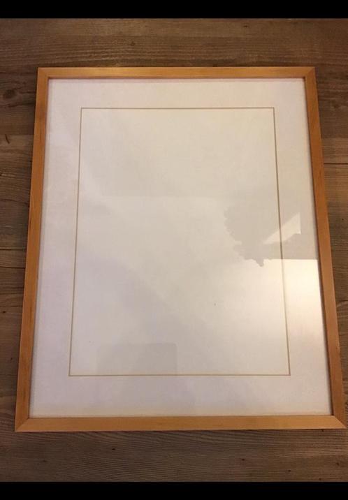 Houten fotolijst / schilderijlijst passe partout 42,5 x 52,5, Audio, Tv en Foto, Fotografie | Fotolijsten, Zo goed als nieuw, Ophalen of Verzenden