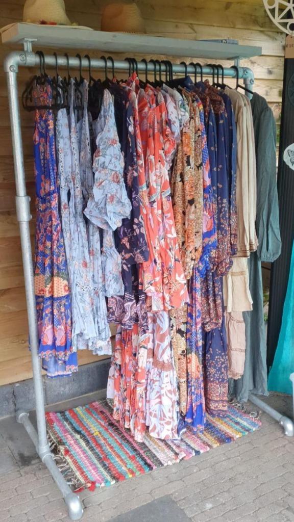 Industrieel kledingrek van steigerbuizen, Kleding | Dames, Kledingrekken, Gebruikt, Ophalen