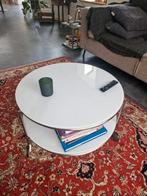 Glazen salontafel Strind., Ophalen, 50 tot 100 cm, Rond, 50 tot 100 cm
