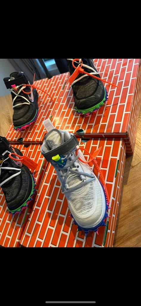 •	Nike Air Force 1 Mid Off-White Limited Collab, Wit, Nieuw, Ophalen of Verzenden, Sneakers of Gympen