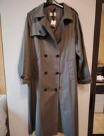 Nieuwe Grijze Trenchcoat Maat 46/48, Ophalen of Verzenden, Nieuw, Maat 46/48 (XL) of groter, Grijs
