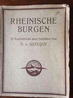 Rheinische Burgen und Landschaften. 12 Kupferdrucke 1920, Antiek en Kunst, Ophalen of Verzenden