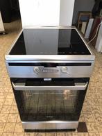 T.K RvS inventum inductie fornuis 50 cm breed Op 2 Fasen!, Zo goed als nieuw, Energieklasse A of zuiniger, Inductie, 85 tot 90 cm