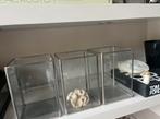 3x mooie glasboxen voor bv decoratie, Ophalen of Verzenden, Zo goed als nieuw