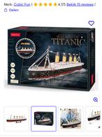 Cubic Fun 3D Puzzel Titanic Led, Hobby en Vrije tijd, Denksport en Puzzels, Ophalen of Verzenden, Nieuw, Rubik's of 3D-puzzel