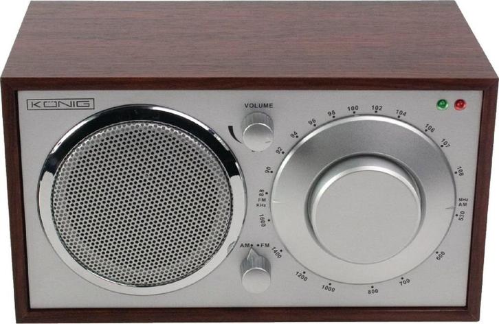 Nieuw Retro Tafelradio - Bruin, Audio, Tv en Foto, Overige Audio, Tv en Foto, Nieuw, Ophalen of Verzenden