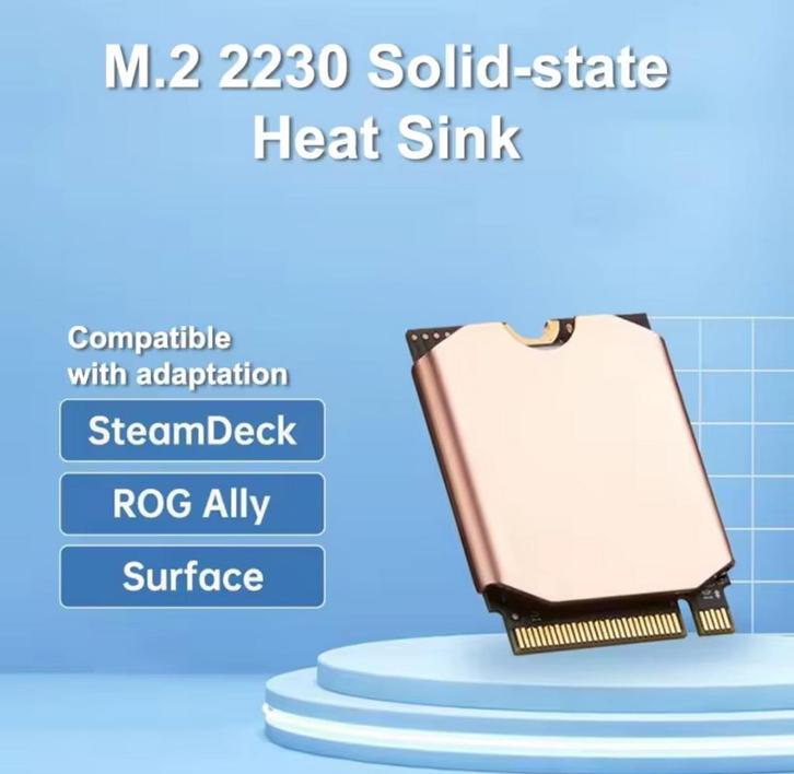 2230 Heatsink - Koel je M.2 SSD!, Computers en Software, Computerkoelers, Nieuw, Luchtkoeling, Ophalen of Verzenden