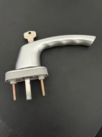 Raamkruk Hoppe incl. sleutel in aluminium kleur., Ophalen, Nieuw, Overige materialen, Klink of Kruk