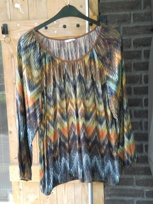 Kleurrijke tuniek lange mouw, Miss Etam maat 46, Kleding | Dames, Blouses en Tunieken, Zo goed als nieuw, Maat 46/48 (XL) of groter