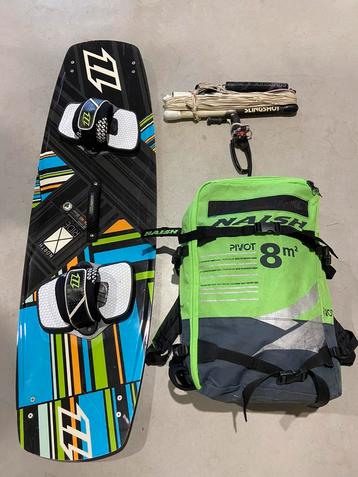Naish Pivot 8m + North X-Ride 136x40 + Slingshot Bar beschikbaar voor biedingen