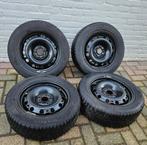 4x velgen en winterbanden 185/60 R15, Ophalen, Gebruikt, 15 inch, Personenwagen