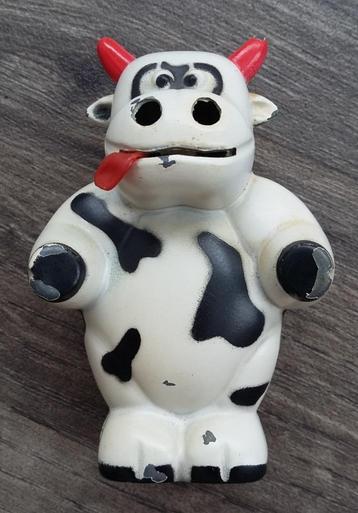 Vintage Metalen Gas Aansteker Koe Stier Dier Boerderij Boer beschikbaar voor biedingen