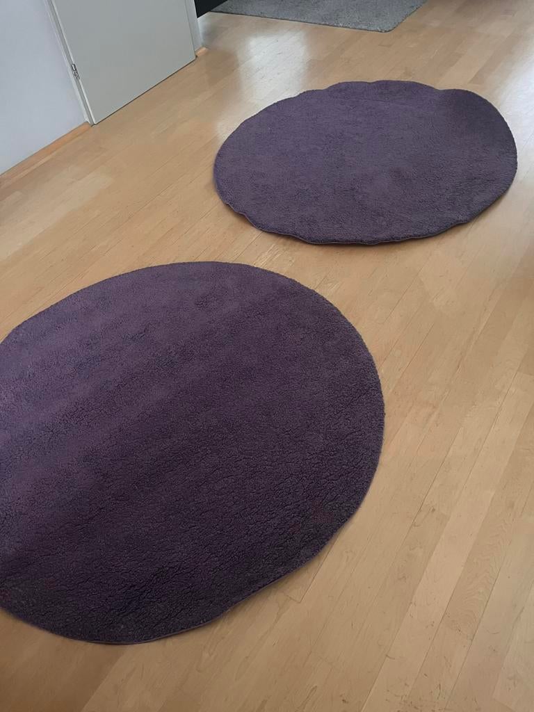 Stoense mat paars, 130 cm, Ophalen, Rond, Zo goed als nieuw, Overige kleuren