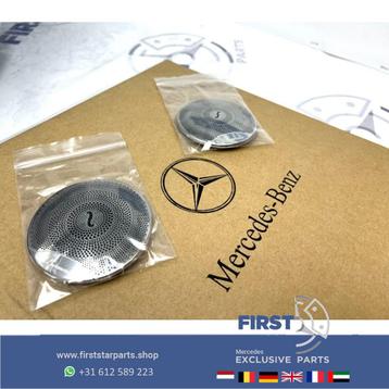 AMG BURMESTER SPEAKER COVERS Mercedes C E KLASSE CHROOM EMBL beschikbaar voor biedingen