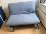 Aangeboden slaapbank, Huis en Inrichting, Slaapkamer | Slaapbanken, Ophalen, Blauw, Zo goed als nieuw, Twijfelaar